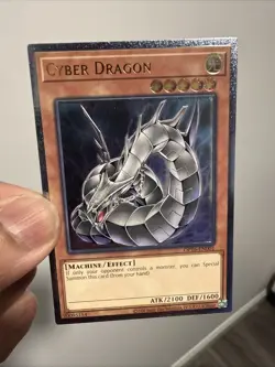 YUGIOH Cyber Dragon OP16-EN001 ALTERNATE ART ULTIMATE RARE NEAR MINT - Image 1