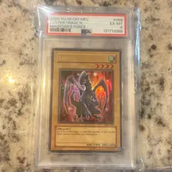 Yu-Gi-Oh! Magician's Force Luster Dragon MFC-058 Ultra Rare PSA EX-MT - Image 1