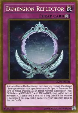 Dimension Reflector - MVP1-ENG21 - Gold Rare - Unlimited Edition - Lightly Playe - Image 1
