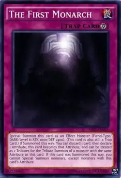 The First Monarch - SR01-EN035 - Common - Unlimited Edition - Lightly Played - Image 1