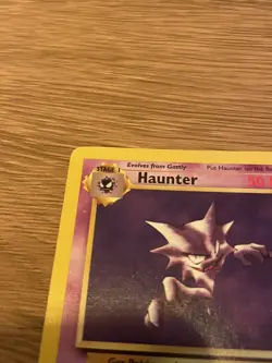 Pokemon TCG Haunter Fossil Card 21/62 Rare, 1999 Vintage Non-Holo - Image 3