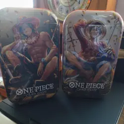 One Piece TCG 2 Mini Tin Pack | Set Vol 2 both artworks | New Sealed English - Image 1