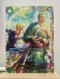 One Piece Roronoa Zoro SP OP14-EB04/PRB02-006 English NM - Image 1