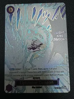 Lightning Dragon OP15-077 Manga Alt (Alternate Art) One Piece TCG - Image 1