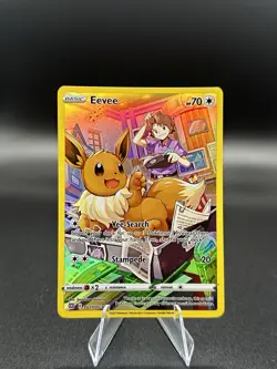 Eevee TG11/TG30 Pokemon Sword & Shield Brilliant Stars Trainer Gallery - Image 1