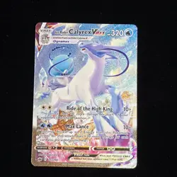 Ice Rider Calyrex VMAX 203/198 Alternate Art Chilling Reign Sw & Sh (NM) Pokemon - Image 1