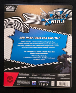 Pokemon TCG Scarlet & Violet Black Bolt Binder Collection - Sealed - IN HAND - Image 2