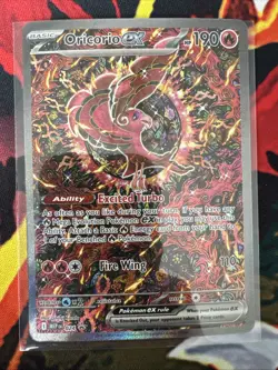 Oricorio ex 024 Phantasmal Flames Black Star Promo Full Art Pokemon TCG MINT - Image 1
