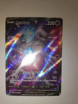 Pokemon TCG Mewtwo V SWSH229 Sword & Shield Promo Full Art Holo HP/220 - Image 1