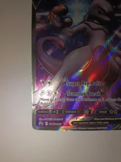 Pokemon TCG Mewtwo V SWSH229 Sword & Shield Promo Full Art Holo HP/220 - Image 2
