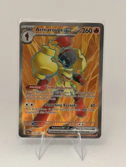Armarouge ex 218/182 2023 Pokemon SV Paradox Rift Full Art NM - Image 1