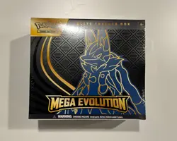 Pokemon- Mega Evolution Lucario Elite Trainer Box (ETB) *Small Tear* - Image 1