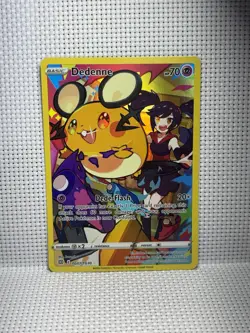 Pokemon TCG Dedenne TG07/TG30 Swsh09: Brilliant Stars Trainer Gallery Holo - Image 1