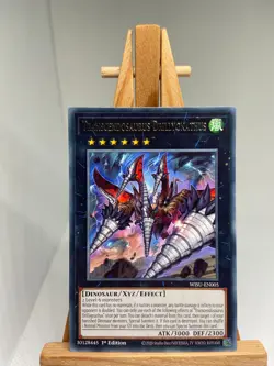 Transcendosaurus Drillygnathus - Rare 1st Edition WISU-EN005 - NM - YuGiOh - Image 1
