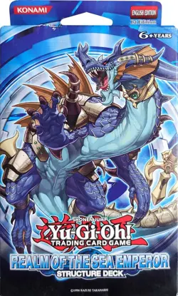 YUGIOH 1ST ED REALM OF THE SEA DRAGON STRUCTURE DECK FACTORY SEALED NEW - Image 1