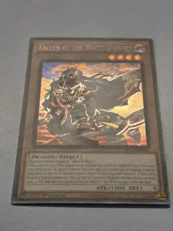 Fallen of the White Dragon BPRO-EN024 Secret Rare Burst Protocol Yugioh Mint - Image 3