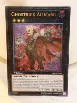 Yu-Gi-Oh! TCG Ghostrick Alucard Shadow Specters SHSP-EN052 1st Edition Ultimate - Image 1