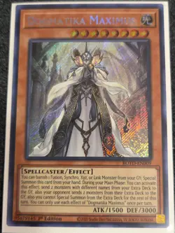 Yu-Gi-Oh! TCG Dogmatika Maximus Rise of the Duelist 1st Edition ROTD-EN009 NM - Image 1