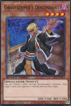 1X LP Gravekeeper's Descendant - SBC2-ENF11 - Common 1st Edition - Image 1
