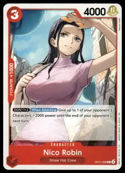 A Fist of Divine Speed #OP11-009 Nico Robin - Image 1