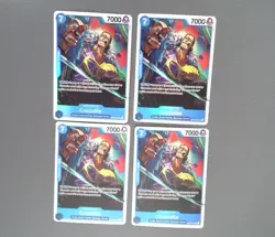 Crocodile SR OP09-046 Playset ×4 One Piece TCG English - Image 1