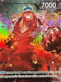 • Sakazuki • OP02-099 Alt Art Holo Premium Booster One Piece TCG LP - Image 2