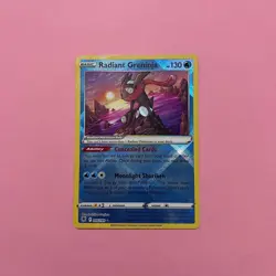 Radiant Greninja 046/189 NM Holo Radiant Rare Astral Radiance Pokemon Card TCG - Image 1