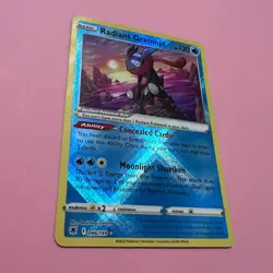 Radiant Greninja 046/189 NM Holo Radiant Rare Astral Radiance Pokemon Card TCG - Image 3