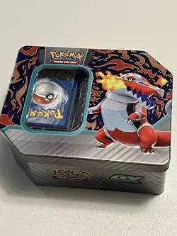 Pokemon Tin OPEN filled with card lot & Misc Pokemon things - Image 2