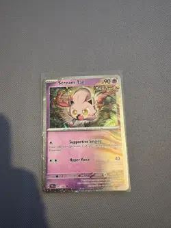 Pokemon TCG - Scream Tail 077/162 (Cosmos Holo) - Temporal Forces - NEAR MINT - Image 1