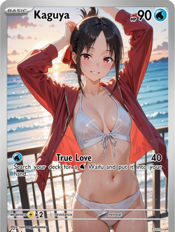 LoveangelGames-Waifu Universe Season 2- Custom Card-Kaguya-Love - Image 1