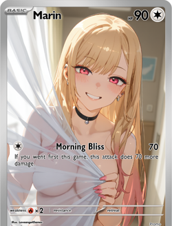 LoveangelGames-Waifu Universe Season 2- Custom Card-Marin-Bliss - Image 1