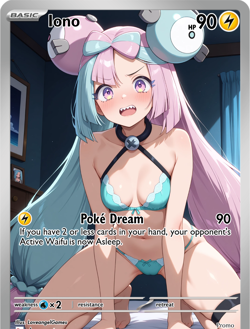 LoveangelGames-Waifu Universe Season 2- Custom Card-Iono-Dream - Image 1