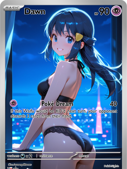 LoveangelGames-Waifu Universe Season 2- Custom Card-Dawn-Dream - Image 1