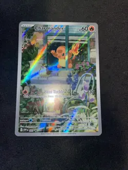 Pokemon TCG Scarlet & Violet Promos 044 Illustration Charmander, NM/M Condition - Image 1