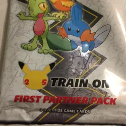 NEW Pokemon 25Th Anniversary Aloha First Partner Pack - 3 Large Card & 2 Packs - Image 3