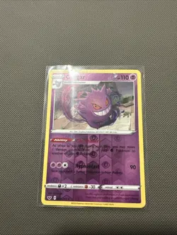 Gengar 085/202 SWSH Base Set Reverse Holo Pokemon Card - Image 1