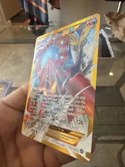Pokemon TCG Volcanion-EX Steam Siege Holo Card 115/114 Secret Ultra Rare NM - Image 2