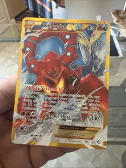 Pokemon TCG Volcanion-EX Steam Siege Holo Card 115/114 Secret Ultra Rare NM - Image 4