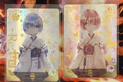 Goddess Story - Anime Waifu SSR Trading Card - 5M02 - Rem & Ram - Image 1