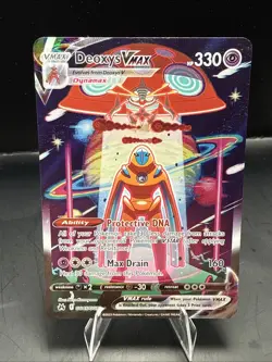 Pokemon Deoxys VMAX Ultra Rare TCG Card Crown Zenith: Galarian Gallery GG45/GG70 - Image 2