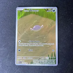 Paldean Wooper IR 221/193 Sv02 Paldea Evolved Illustration Rare Holo Card NM - Image 1