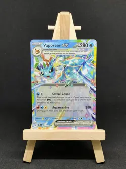 Vaporeon ex 023/131 Prismatic Evolutions Double Rare Pokemon Card Near Mint - Image 1