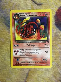 Dark Charmeleon 32/82 Uncommon Unlimited Team Rocket Vintage Wotc Pokemon Card - Image 2