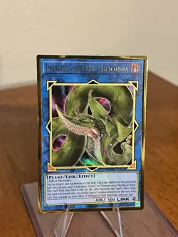 Yu-Gi-Oh! El Dorado Predaplant Verte Anaconda 2021 MGED-EN036 Gold Rare 1st Ed - Image 1