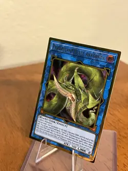 Yu-Gi-Oh! El Dorado Predaplant Verte Anaconda 2021 MGED-EN036 Gold Rare 1st Ed - Image 3