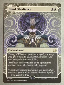 MTG / Blind Obedience / WOT / #1 / Regular / Rare / NM - Image 1