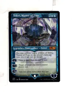MTG SkeenAB Teferi Master of Time (292) SHOWCASE from M21. NM. - Image 1