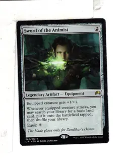 MTG SkeenAB Sword of the Animist from Magic Origins. MP. - Image 1