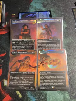 MTG LTR Lord Of The Rings The One Ring FOIL scene set 448 - 451 *Pack fresh-NM* - Image 1